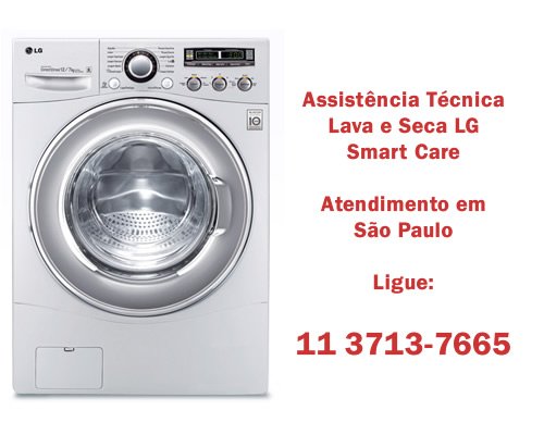Assistência técnica lava e seca Lg Smart Care