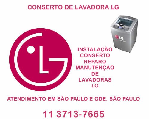 Conserto de lavadora Lg