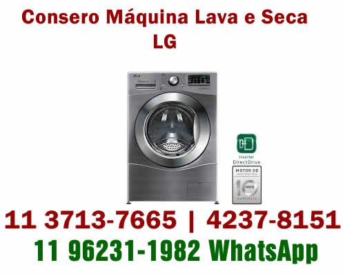 Conserto máquina lava e seca Lg