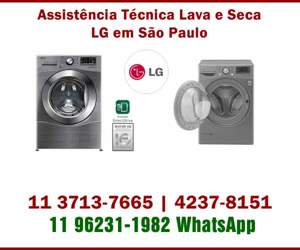 Assistência técnica lava e seca Lg em São Paulo